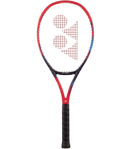YONEX Raquete de tênis VCORE 100 – vermelho rubi, cabeça de 100 m²