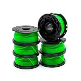 Garden NINJA SF-080 Compatible Replacement Trimmer Spool, fit Model GH3000 (6-Pack)