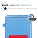 HDE Case for iPad 2 3 4 - Kids Shock Proof Heavy Duty Impact Resistant Protective Cover Handle Stand for Apple iPad 2nd 3rd 4th Generation Tablet (Blue & Red)