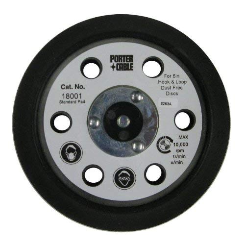PORTERCABLE Hook And Loop Pad for 7336 & 97366 Sanders, 6Inch, 6Hole