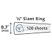 Avery Durable Binder, 1/2 inch Slant Rings, 120-Sheet Capacity, DuraHinge, Green/Black (27053)