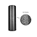 Reehut Foam Roller - (6$ Round) Firm High Density Muscle Rollers with Free User E-Book