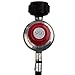 GASPRO 4FT Adjustable 0-5PSI High Pressure Propane Regulator Assembly with CSA Certified LPG Hose for QCC-1/Type-1 Tank and 1/4-inch Male Orifice Connector