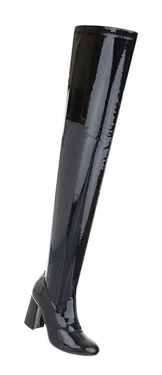 Schuhcity24 Damen Stiefel reizend | Overknees Leder-Optik | Langschaftstiefel Boots | Lack Stiefel | Langschaft Stiefel | Ove