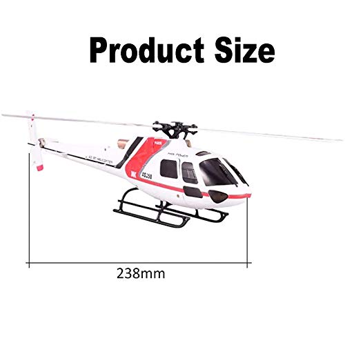 WZRY RC-Hubschrauber, 6-Kanal-Gyro-Balance-System und Schutzsystem, mit bürstenlosem 3D-6G-System-Motorhubschrauber, für… – Bild 6