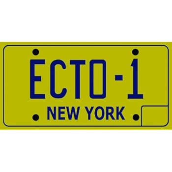 Amazon.com: DIAMOND SELECT TOYS Ghostbusters: ECTO-1 License Plate ...