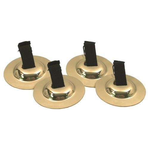 Basic Beat Stamped Brass Finger Cymbals (2 pr)