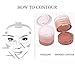 Ucanbe Contouring Kit Face Powder Contour Palette Highlighting Concealing Bronzer Set