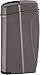 XIKAR Executive II Single Jet Flame Lighter, Sleek Durable Metal Body, Large Squeeze Ignition, Large Fuel Window, Gunmetal