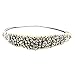 INSPIRELLE 5 Count Beaded Elastic Headband, Fashionable Handmade Imitation Pearl Beading Hairbands for Lady Women Girls