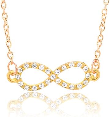 Diamondwize Infinity crystal anklet