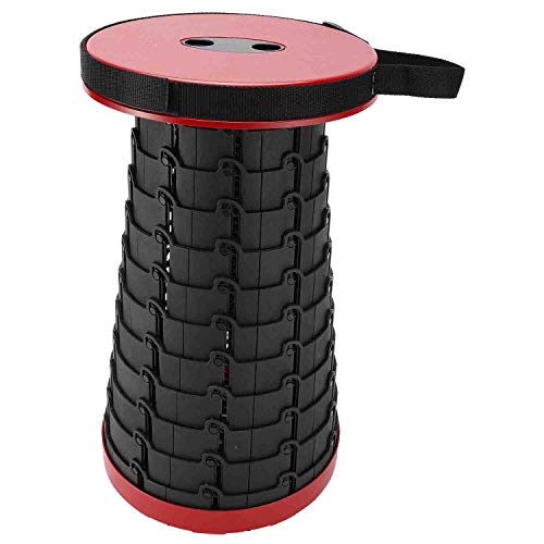HYDDNice Retractable Stool Portable Telescoping Stool Seat Durable Nylon Material for Fishing Hiking Traveling Camping Outdoor Activities