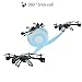 ESGOT ES-Q10 RC Quadcopter 2.4GHz 6-Axis Gyro 4 Channels 2MP Camera LED Lights FPV WiFi Foldable Remote Control Drone