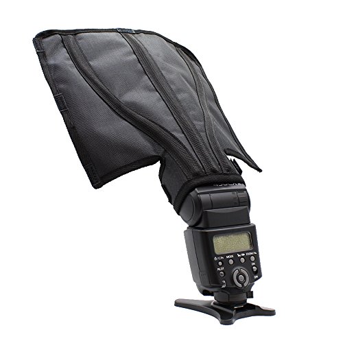 PhotoTrust Flashblender flexible fits for Canon Nikon Sony Pentax Fujiflim Olympus Panasonic and all cameras reflector Bounce Flash, Snoot, Gobo, Diffuser