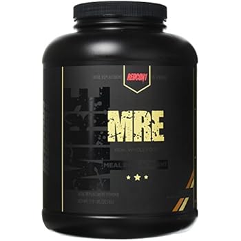 Redcon1 - MRE Real Whole Food - Chicken Protein, Salmon Protein, Oatmeal Powder & Dehydrated Sweet Potato - Real Whole Food Protein Powder Meal Replacement (Dutch Apple Pie, 7.15 lb)