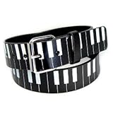 MEN'S/WOMEN'S LEATHER PIANO BELT FOR BUCKLES
