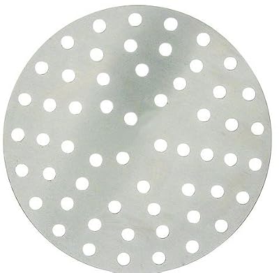 Winco APZP-18P, 18-Inch Aluminum Perforated Pizza Disk with 275 Holes, Pizza Screen