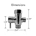 Bidet Toilet Sprayer, Stainless Steel Toilet Handheld Showers Muslim Shattaf Bidet Taps for Personal Hygiene, Toilet Cleaning, Pet Bath, Cloth Diaper, Mop Pool, Washing Machine (Single Sprayer)