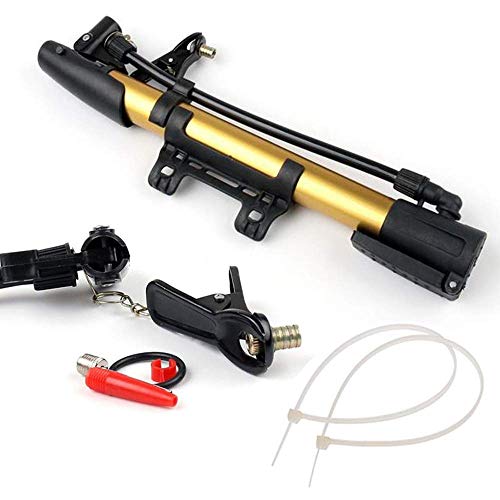 Bluemont Portable Road Bike Bicycle Floor Pump Hand Mini Air Pump Tire Inflator | Floor Air Pumps