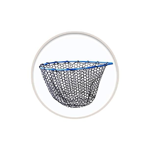 Skysep Angeln Geschenk Faltbarer Spinn-Kescher gummiert Fishing Equipment 80cm Kescher Angeln Netto Taschentiefe 30cm… – Bild 6