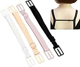 CAKYE Women's 5Pcs Non-slip Elastic Bra Strap Holder Clips