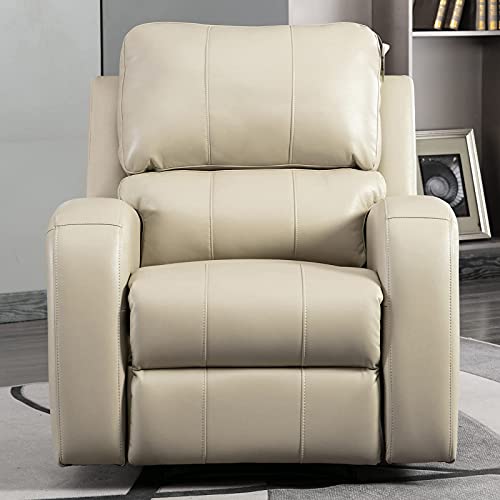 Bonzy Home Power Recliner Chair Air Leather Overstuffed Electric Faux