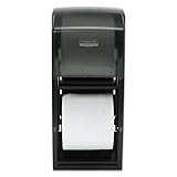 Kimberly-Clark 09021 Coreless Double Roll Bath Tissue Dispenser, 6 6/10 x 6 x13 6/10, Plastic, Smoke