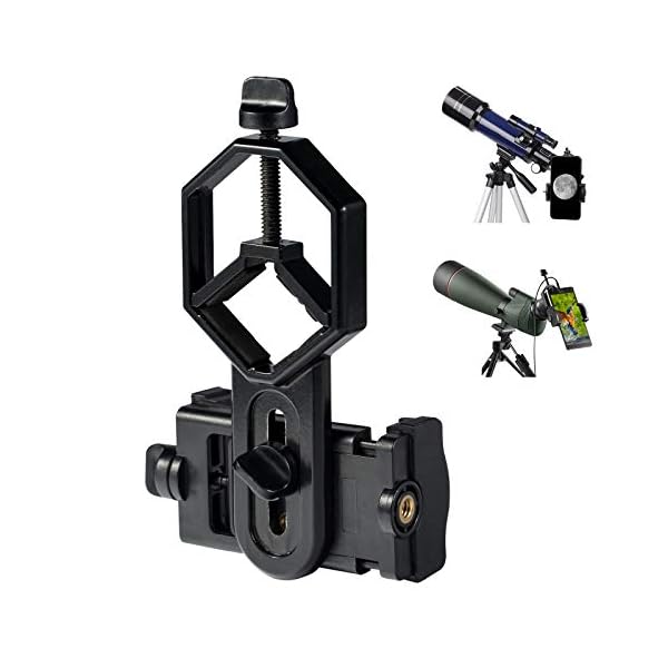 Universal Handyhalterung Adapter für Teleskop Spektiv Fernglas Monokular Mikroskop Foto/Videoaufnahme