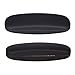 Sunglasses And Eye Glasses Case Hard Shell + Microfiber Cloth + Lens Cleaner Spray Set | Medium Size | For Men, Women, And Kids | Protects And Cleans All Eyewear | Black Green