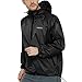 DEMOZU Men's Lightweight Running Cycling Rain Jacket Packable Hooded Windbreaker Jacket