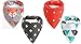 SALE Top Rated Baby Bandana Drooling Bibs! 4-pack, 100% Cotton/Polyester Blend - Adjustable for Infants / Baby / Babies / Toddlers of all ages! Perfect for Gifts of Teething/Drool Babies!