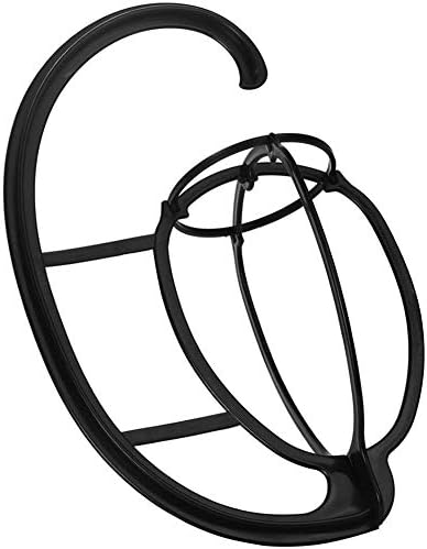 TLfyajJ Portable Barber Shop with Wig Hanger Hairdressing Display Stand 1 Black