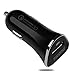 Tikono Quick Charge 3.0 24W USB Car Charger, PowerDrive+ 1 for Galaxy S7 / S6 / Edge / Plus, Note 5 / 4 and PowerIQ for iPhone 7 / 6s / Plus, iPad Pro / Air 2 / mini, LG, Nexus, HTC and More (Black)
