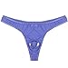 FEESHOW Mens Smooth G String Thongs Open Front Underwear Medium Purple