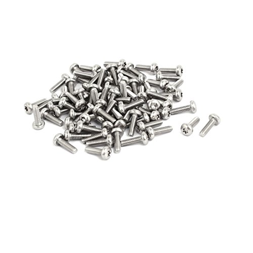 uxcell M3x10mm 304 Stainless Steel Pan Head Torx Socket Cap Security Screw 80pcs