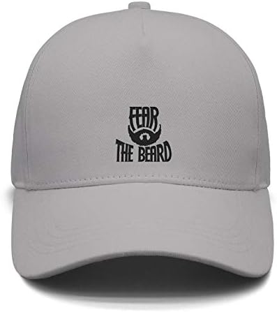 Fear The Beard Logo Men's Cap Retro Trucker hat Comfortable Snapback Hats for Men Breathable Baseball Hat Strapback Hat