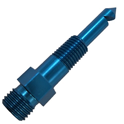 Dracary Work For Nitrous Oxide Systems NOS 13500 Blue Anodized Aluminum Fan Spray Nozzles 1/16" NPT (2PCS)