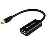 Cable Matters Mini DisplayPort (Thunderbolt&trade; 2 Port Compatible) to HDMI Male to Female Adapter in Black
