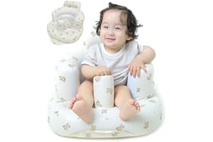 OBBOLO Baby Inflatable Seat, Built in Air Pump Baby Chair Seat for Sitting Up 3-36 Months, Toddler Chair for Infant Gift