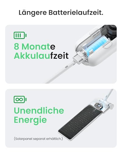 SwitchBot Smart Automatischer Vorhangöffner - Bluetooth Fernbedienung mit App/Timer, Aufgerüsteter Hochleistungsmotor, Kompatibel mit Matter/HomeKit (SwitchBot Hub 2 erforderlich) (Curtain 3, Rod)