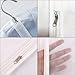 homeminda Garment Bags for Long Dresses,60in Clear Hanging Lightweight White Breathable Dust Proof Covers with Study Full Zipper for Clothes Storage Closet Pack of 6
