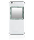 iDecoz Phone Mirror / Reusable Cosmetic Compact Unbreakable Real Mirror Sticks to ALL Cell Phones & Cases / iPhone 8 / 8 Plus / X / 7 / 7 Plus / 6 / 6 Plus / 6s / 6s Plus / Samsung & more!