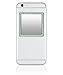 iDecoz Phone Mirror / Reusable Cosmetic Compact Unbreakable Real Mirror Sticks to ALL Cell Phones & Cases / iPhone 7 / 7 Plus / 6 / 6 Plus / 6s / 6s Plus / 5 / 5s / 5c / SE / Samsung Galaxy & more!