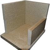 The Stove Wizard High Density Vermiculite Fire Board 500x610x25mm view 2