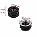ZXHAO ER20 Clamping Hex Nuts Black Hole Metal Collet Nut Chuck Repair Parts 2Pcs