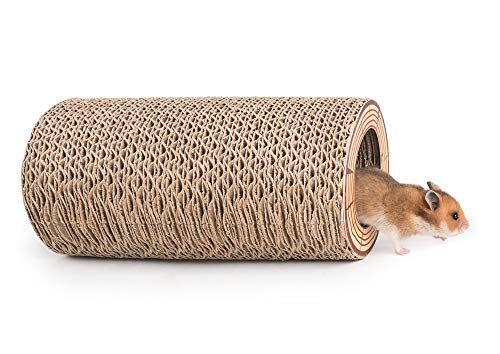 andwe Pocket Pets Cardboard Play Tubes Activity Tunnel for Hamster Mice Gerbils and Small-Sized Animals
