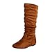 West Blvd Saigon Slouch Slouch Boots, Tan Suede, 11