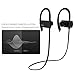 Sports Bluetooth Headphones,Wireless Over-Ear Sweatproof Bluetooth V4.1 Earphones Running Sports Earbuds,Superlong Standby Hi-Fi Noise-Reduction Headsets by PUNICOK (G18-Black)