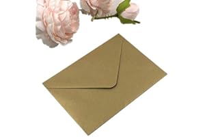 25 PCS Pearl Gold A7 Envelopes,5.35 x 7.7 inches, Perfect for 5x7 Weddings,Invitation Cards,Birthday Greeting Invite