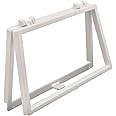 Prime-Line PL 14700 Wicket, 6-1/8 in. x 10-1/8 in., White Plastic (Single Pack)